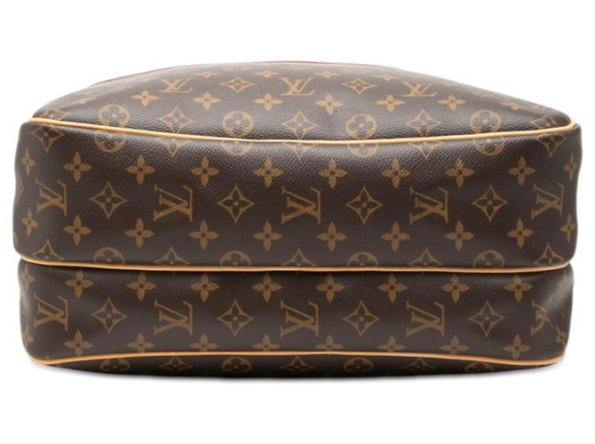 Borsa a tracolla e a spalla Louis Vuitton Monogram Reporter GM Marrone - vista 3
