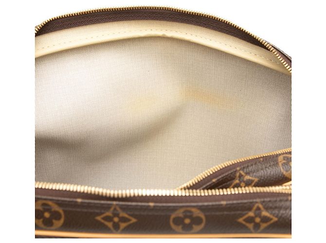 Borsa a tracolla e a spalla Louis Vuitton Monogram Reporter GM Marrone - vista 5
