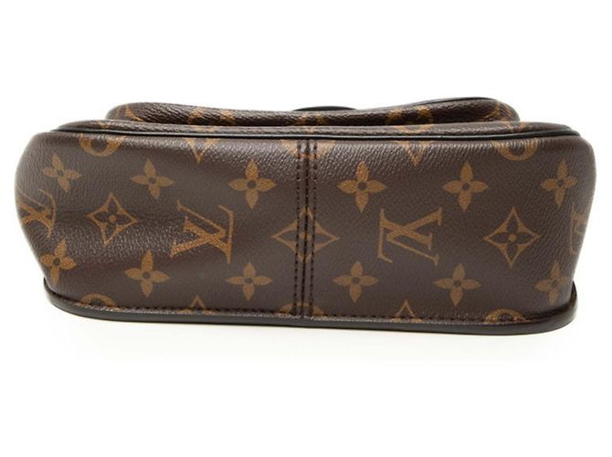 Borsa a Spalla Louis Vuitton Monogram Passy Chain Marrone - vista 3