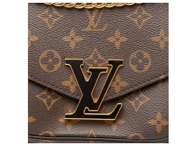 Borsa a Spalla Louis Vuitton Monogram Passy Chain Marrone - vista 4