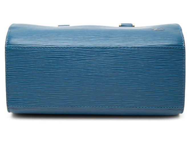 Borsa Louis Vuitton Epi Pont Neuf Blu - vista 3
