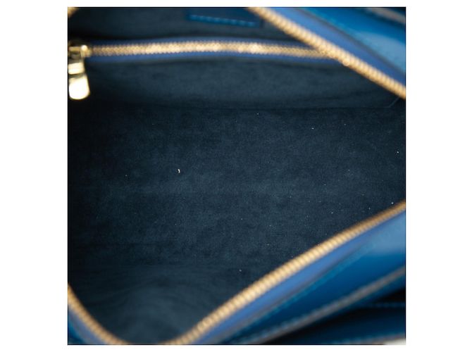 Borsa Louis Vuitton Epi Pont Neuf Blu - vista 4