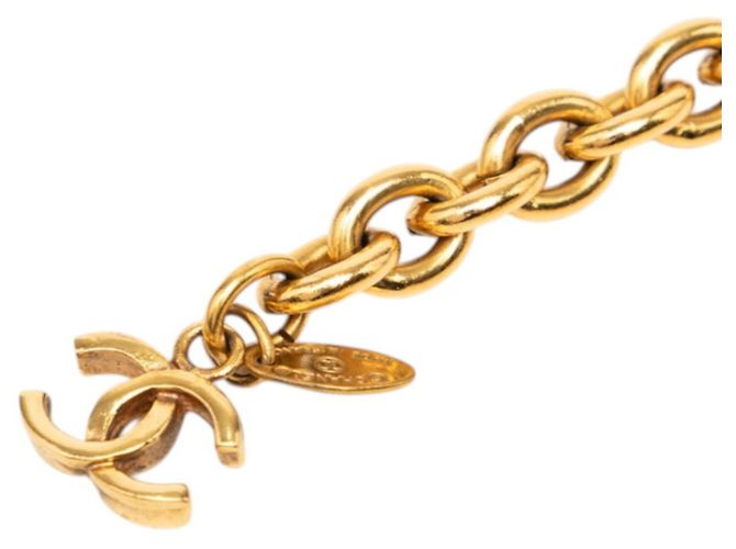 Chanel Matelassé Coco Mark Kettengürtel Golden - Ansicht 2