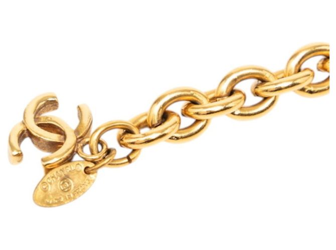 Chanel Matelassé Coco Mark Kettengürtel Golden - Ansicht 3