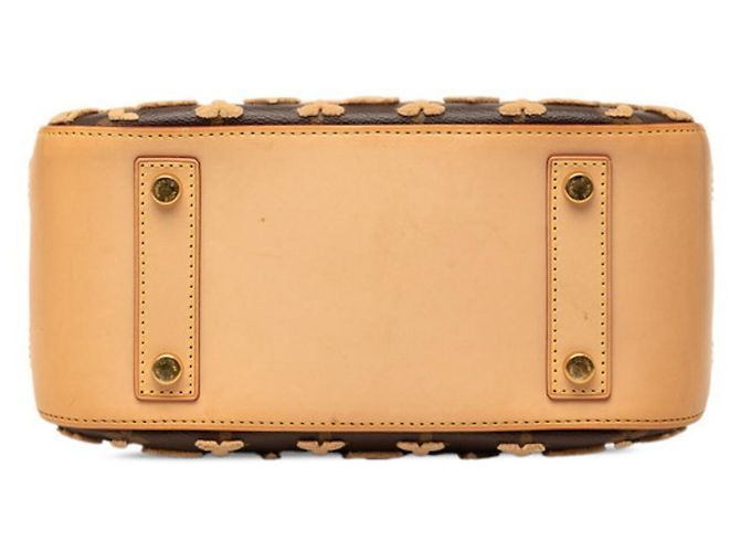 Louis Vuitton Monogram Tuftage 3D Deauville Cube Handtasche Braun - Ansicht 3