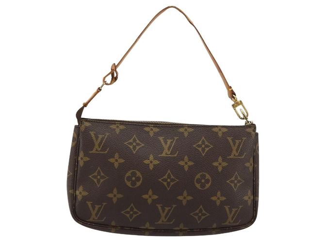 Louis Vuitton Pochette Accessoires NM Monogram Canvas medium Marron - vue 2