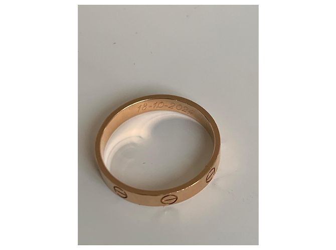 Anello Cartier Love in oro rosa 18K D'oro - vista 3