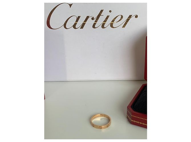 Anello Cartier Love in oro rosa 18K D'oro - vista 4
