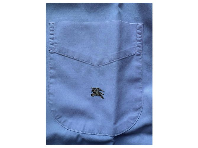 Camicia Burberry in cotone rosa a maniche lunghe - vista 4