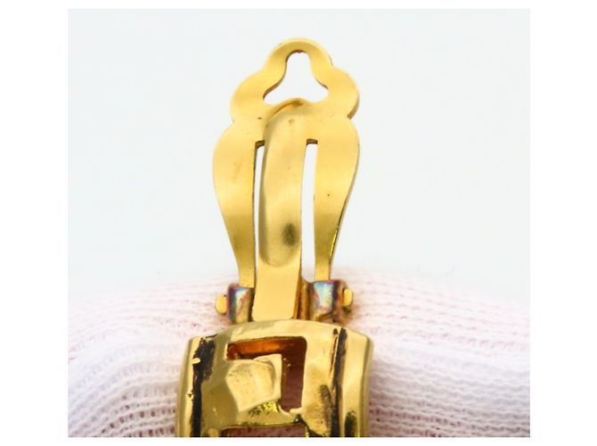 Orecchini a clip in metallo dorato Chanel D'oro - vista 11