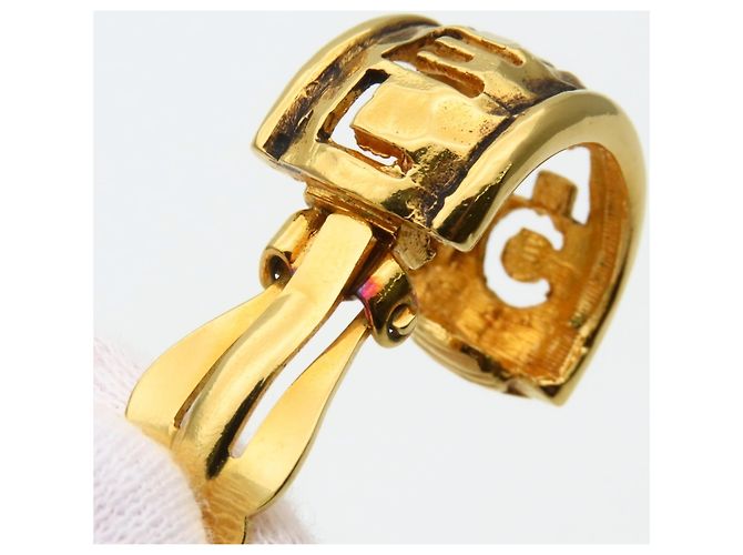 Orecchini a clip in metallo dorato Chanel D'oro - vista 12