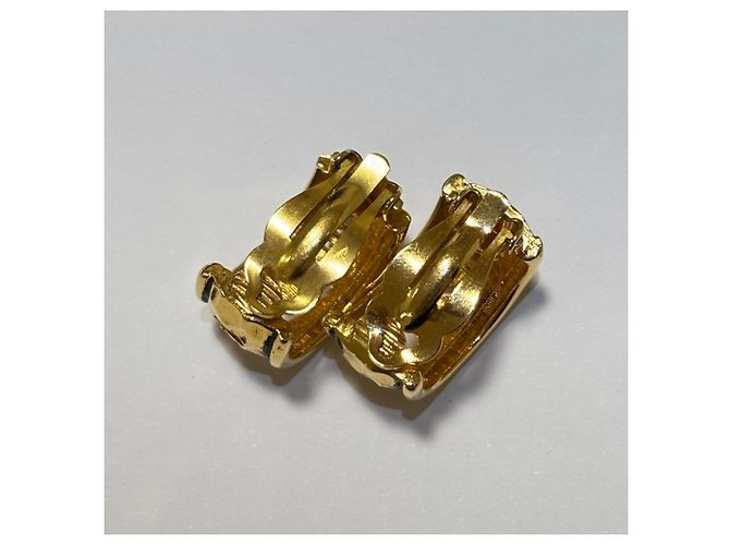 Orecchini a clip in metallo dorato Chanel D'oro - vista 13