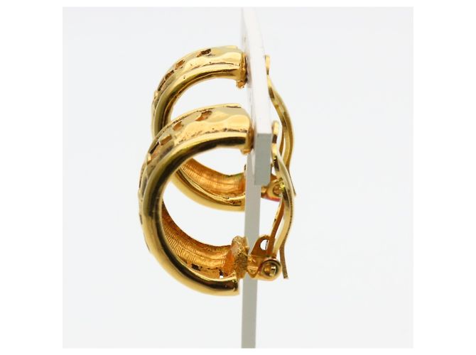 Orecchini a clip in metallo dorato Chanel D'oro - vista 5