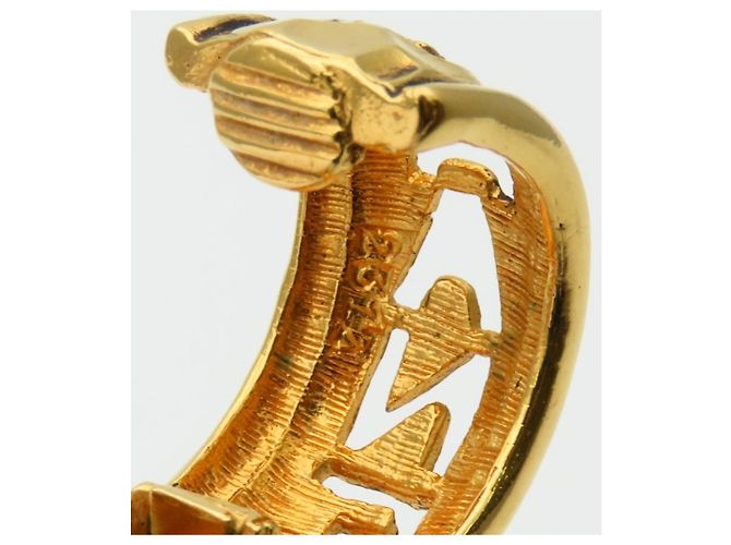 Orecchini a clip in metallo dorato Chanel D'oro - vista 9