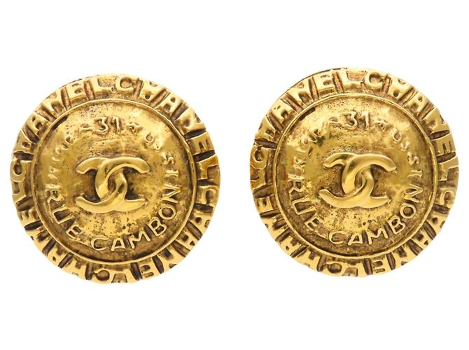 Orecchini a clip dorati Chanel D'oro - vista 2