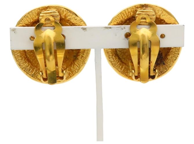Orecchini a clip dorati Chanel D'oro - vista 5