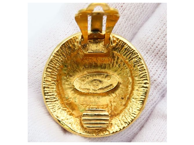 Orecchini a clip dorati Chanel D'oro - vista 6