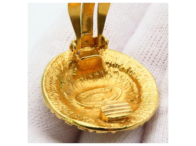 Orecchini a clip dorati Chanel D'oro - vista 7