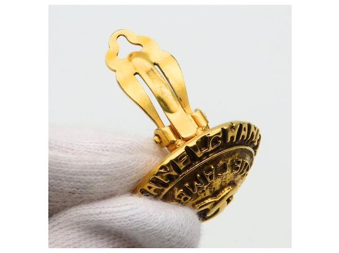 Orecchini a clip dorati Chanel D'oro - vista 9