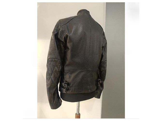 Burberry Brit Lederjacke Schwarz - Ansicht 2