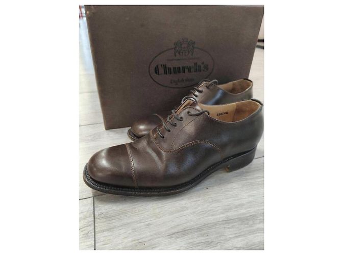 Church's Abigail Scarpe stringate in pelle marrone - vista 2