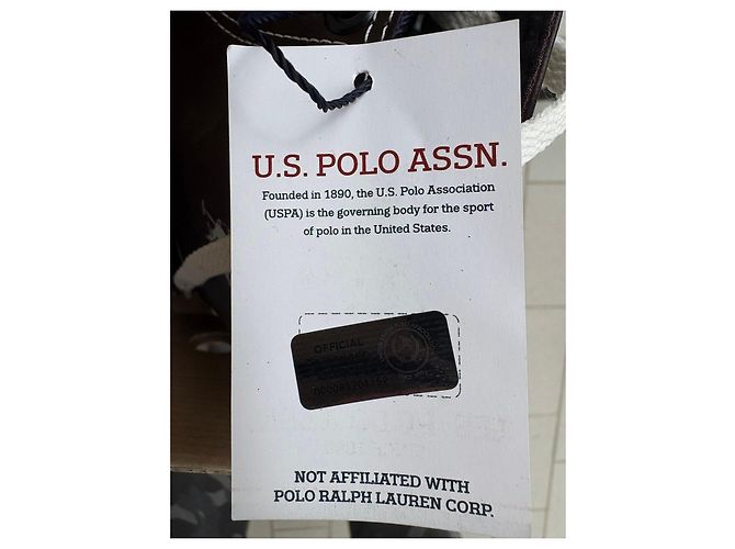 Autre Marque U.S. Polo Assn. Sneakers Alte in Pelle Marrone - vista 13