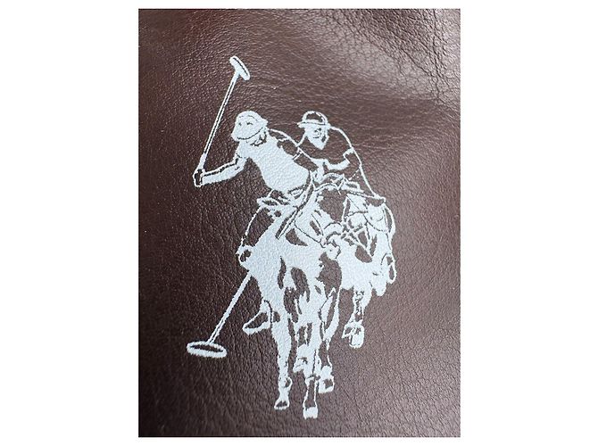 Autre Marque U.S. Polo Assn. Sneakers Alte in Pelle Marrone - vista 9