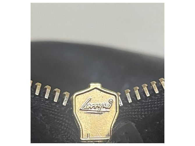 Yves Saint Laurent Downtown Borsa Tote Pelle Vernice Nera Nero - vista 13