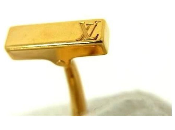Abotoaduras Louis Vuitton em ouro Dourado - vista 3