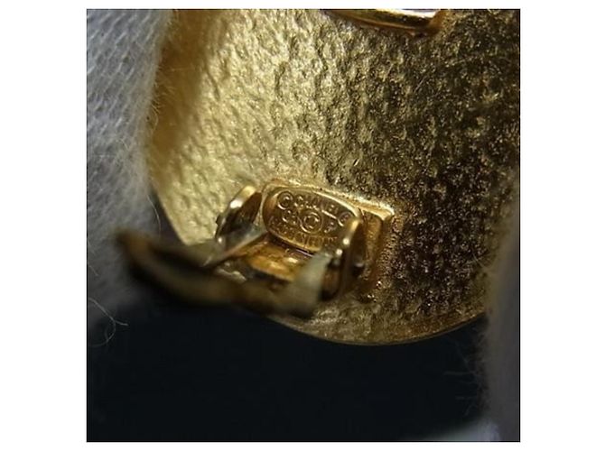 Orecchini a clip Chanel Oro e Arancione D'oro - vista 3