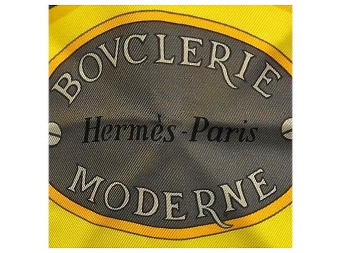 Hermès Hermes Carre 90 Seidentuch Multi-color Mehrfarben Gelb - Ansicht 4