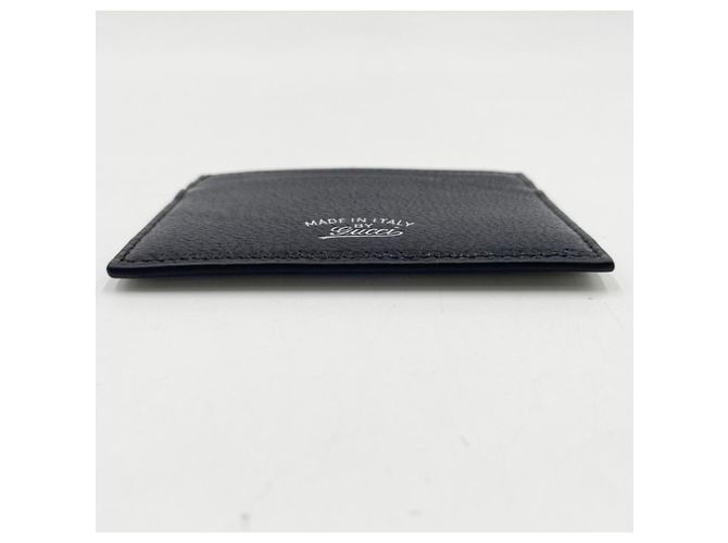 Tarjetero de cuero negro Gucci - vista 3