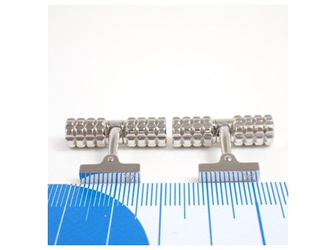 Louis Vuitton Silver Cufflinks Silvery - view 2