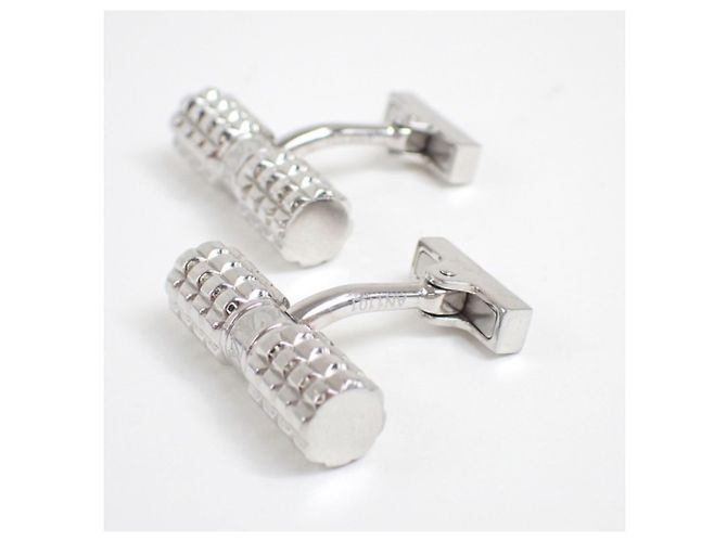 Louis Vuitton Silver Cufflinks Silvery - view 3