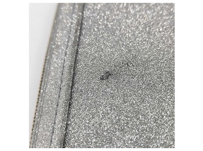 Clutch Triangle Glitter Balenciaga Argento - vista 5
