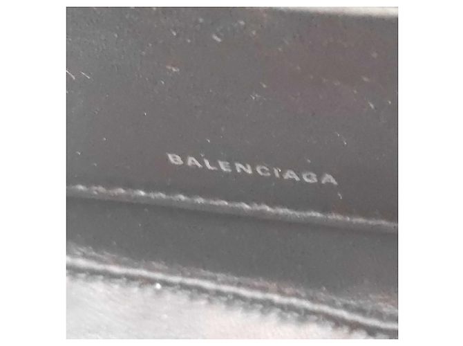 Clutch Triangle Glitter Balenciaga Argento - vista 8