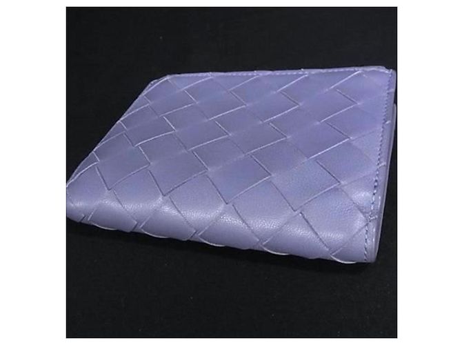 Cartera bi-fold Bottega Veneta en morado Púrpura - vista 2
