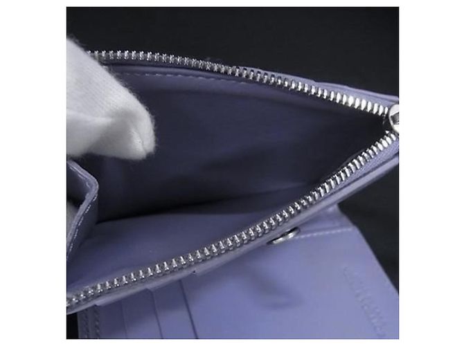 Cartera bi-fold Bottega Veneta en morado Púrpura - vista 5