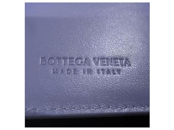 Cartera bi-fold Bottega Veneta en morado Púrpura - vista 6