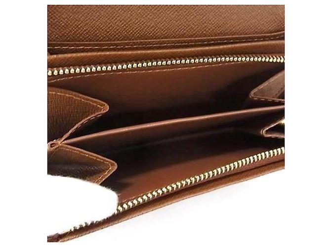 Louis Vuitton Cartera Bi-fold Portefeuille Trésor Castaño Monograma - vista 5