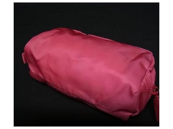 Saffiano Pochette Prada Pink Triangle Rosa - vista 2