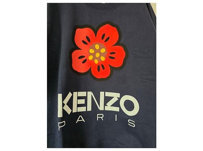 Kenzo Paris Boke Flowers Sweatshirt - Dunkelblau, XL - Ansicht 2