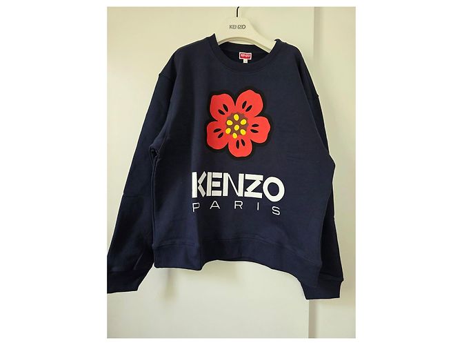 Kenzo Paris Boke Flowers Sweatshirt - Dunkelblau, XL - Ansicht 4