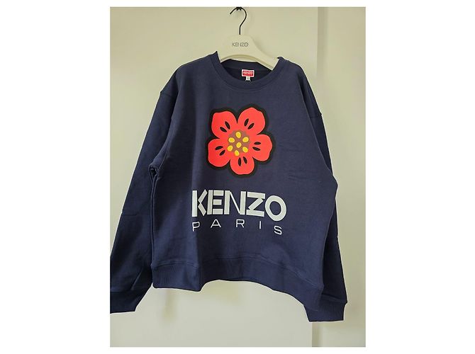 Kenzo Paris Boke Flowers Sweatshirt - Dunkelblau, XL - Ansicht 8