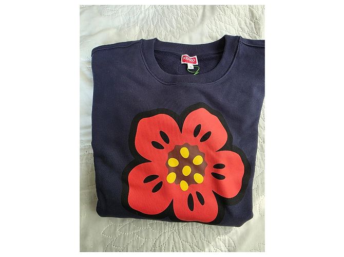 Kenzo Paris Boke Flowers Sweatshirt - Dunkelblau, XL - Ansicht 9
