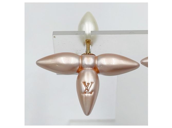 Louis Vuitton Orecchini Louisette D'oro - vista 3