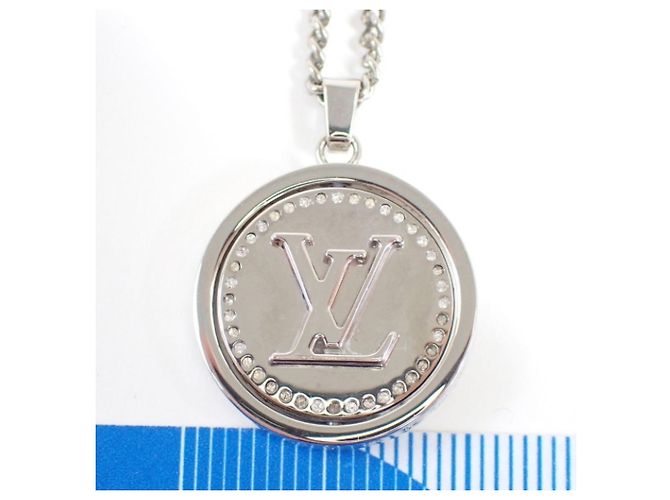 Louis Vuitton Halskette Anhänger Silber Golden - Ansicht 2