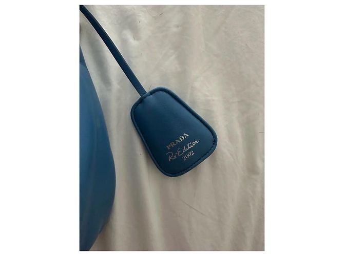 Prada Re-Edition 2002 Borsa a tracolla in pelle - Blu - vista 7