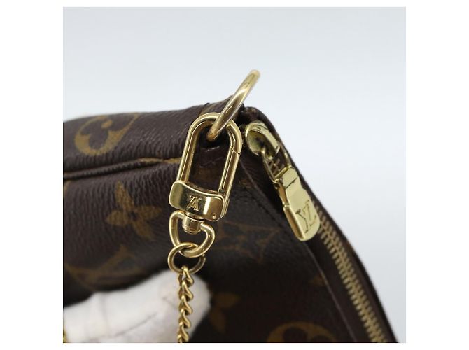 LOUIS VUITTON Monogram Mini Pochette Accessoires Pochette N41667 LV Auth 184348A Monogramma - vista 10