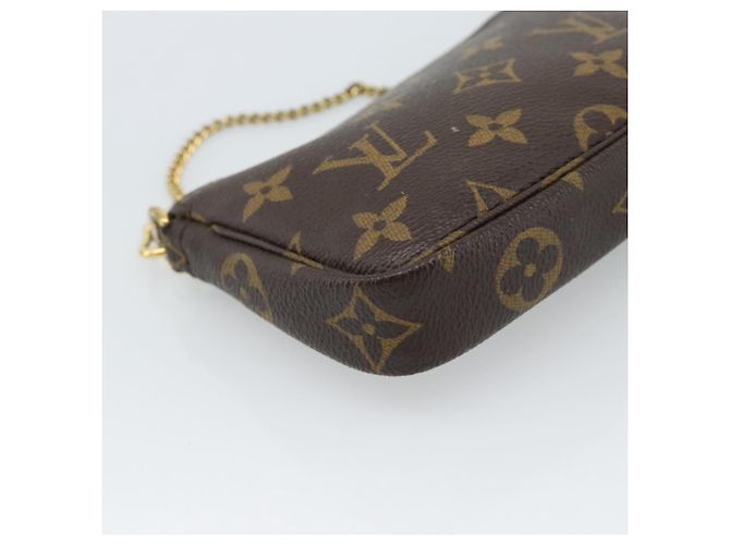 LOUIS VUITTON Monogram Mini Pochette Accessoires Pochette N41667 LV Auth 184348A Monogramma - vista 14